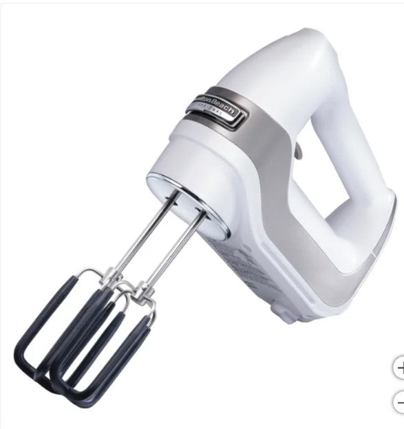 Hamilton Beach Professional 7 Speed Hand Mixer, White