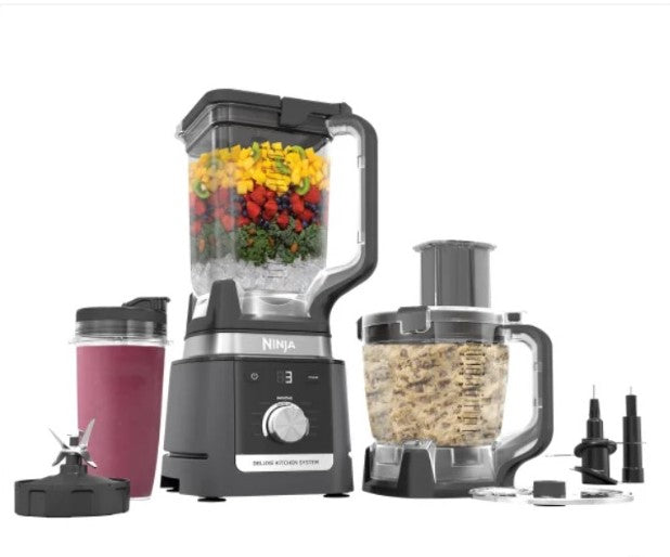 Ninja Deluxe Kitchen System with 2.6 L (88-oz) Pitcher, 9-cup precision processor and Auto-iQ