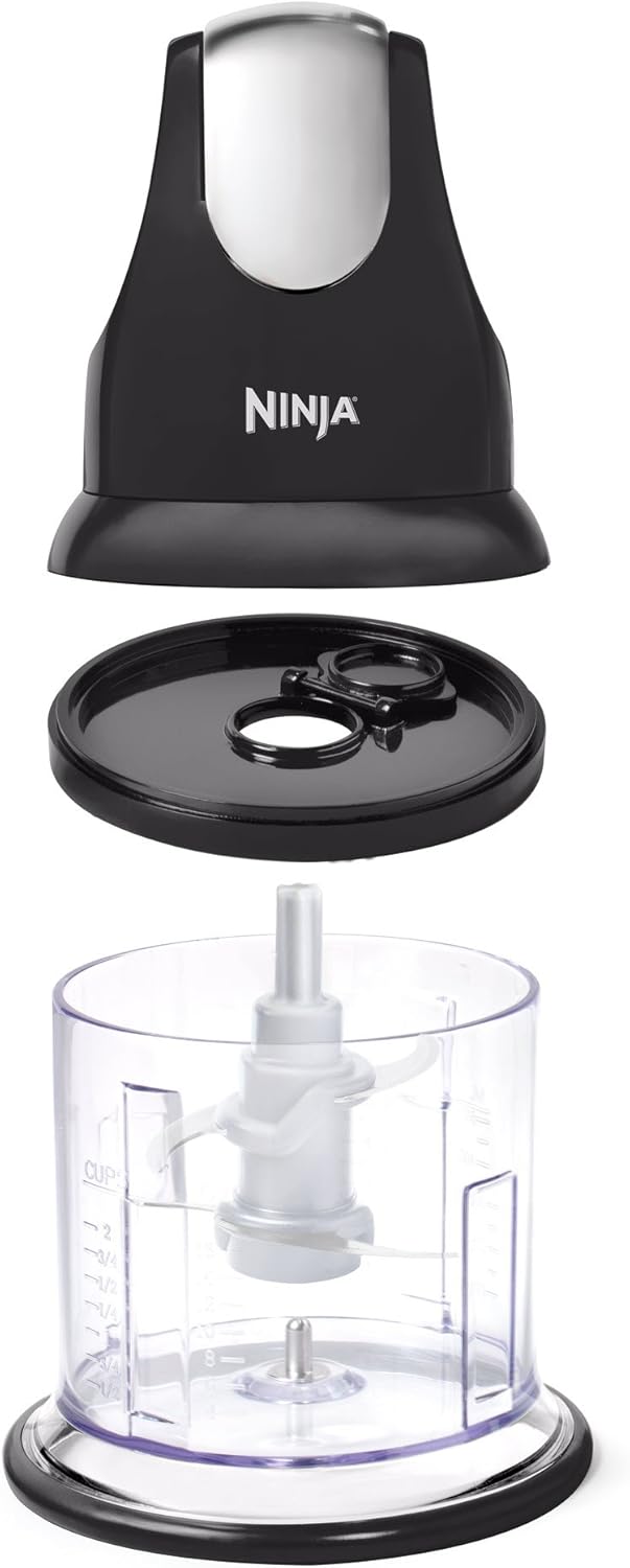 Ninja NJ100C, Express Chop For Chopping, Mincing, and Pureeing, Black, 200W (Canadian Version) 16oz