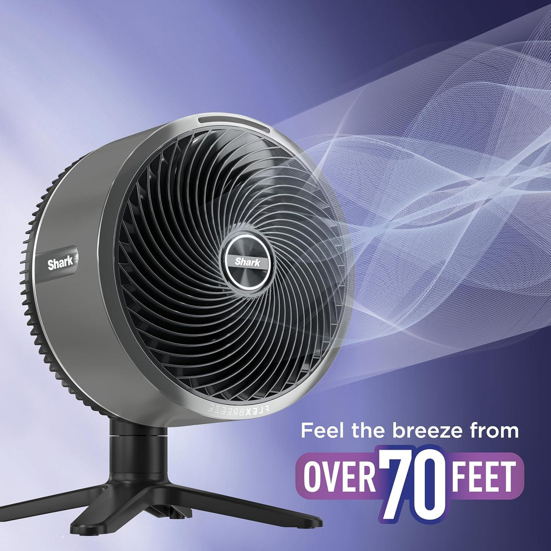 Shark FlexBreeze Table Mate Fan, Ultra-Powerful, Cordless & Corded, 70 ft Range, Quiet, Rain & UV Resistant, 24-Hour Runtime, Indoor & Outdoor Use, FA151CBRN