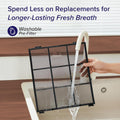 LEVOIT Air Purifiers Large Room bedroom Home Up to 1878 ft²with Washable Filters Smart WiFi Air Quality Monitor HEPA